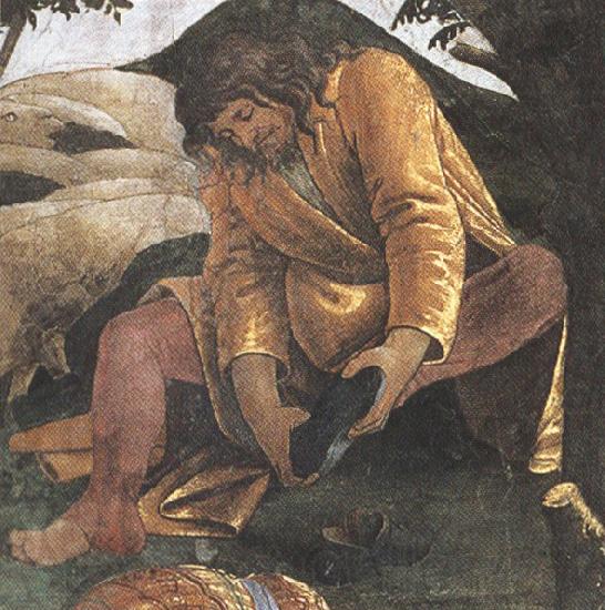 Sandro Botticelli Trials of Moses (mk36) Spain oil painting art